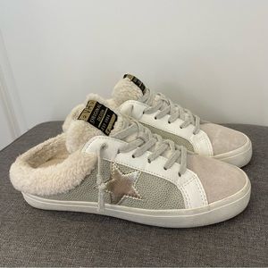 VINTAGE HAVANA Hearty Slide Sneakers - Taupe Multi, Size 7